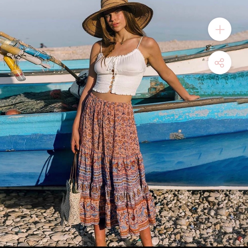FP Love Midi Floral Skirt